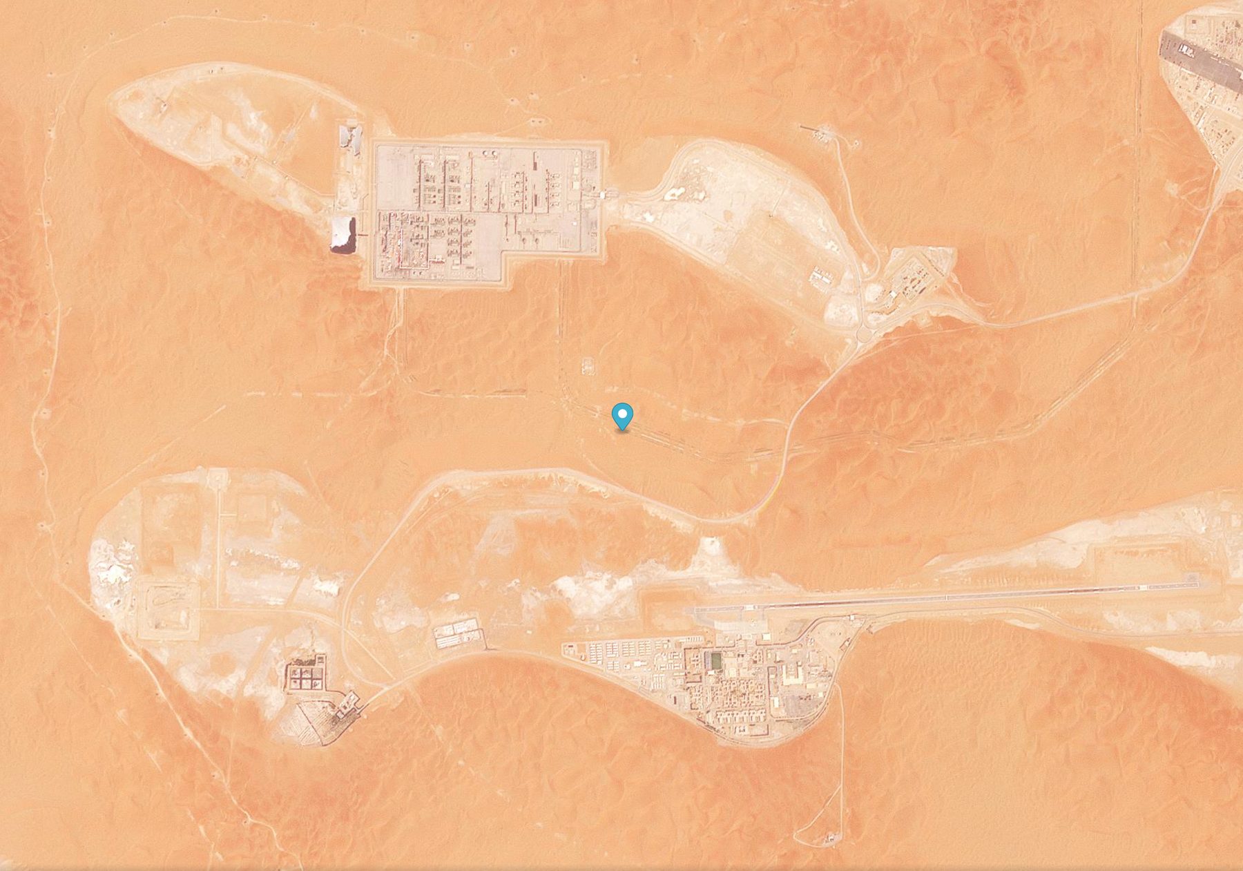 Figura 4 — Shaybah, Rub' al-Khali (PlanetScope, 7 maggio 2026)