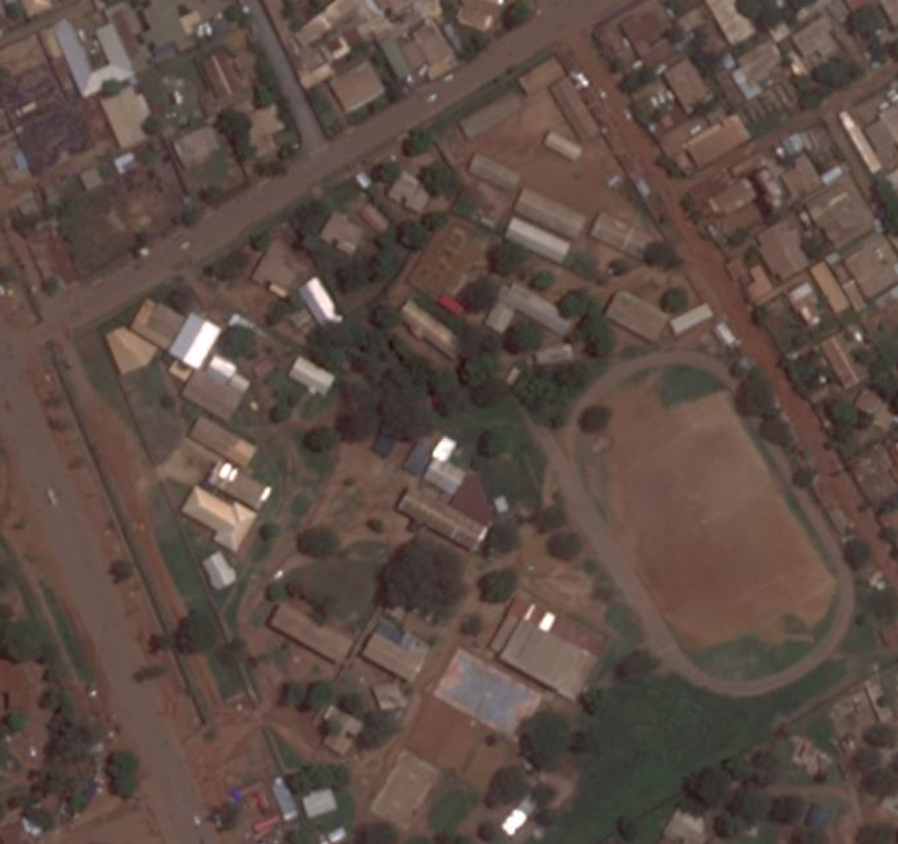 Camp Béal, Bangui — quartier generale Africa Corps