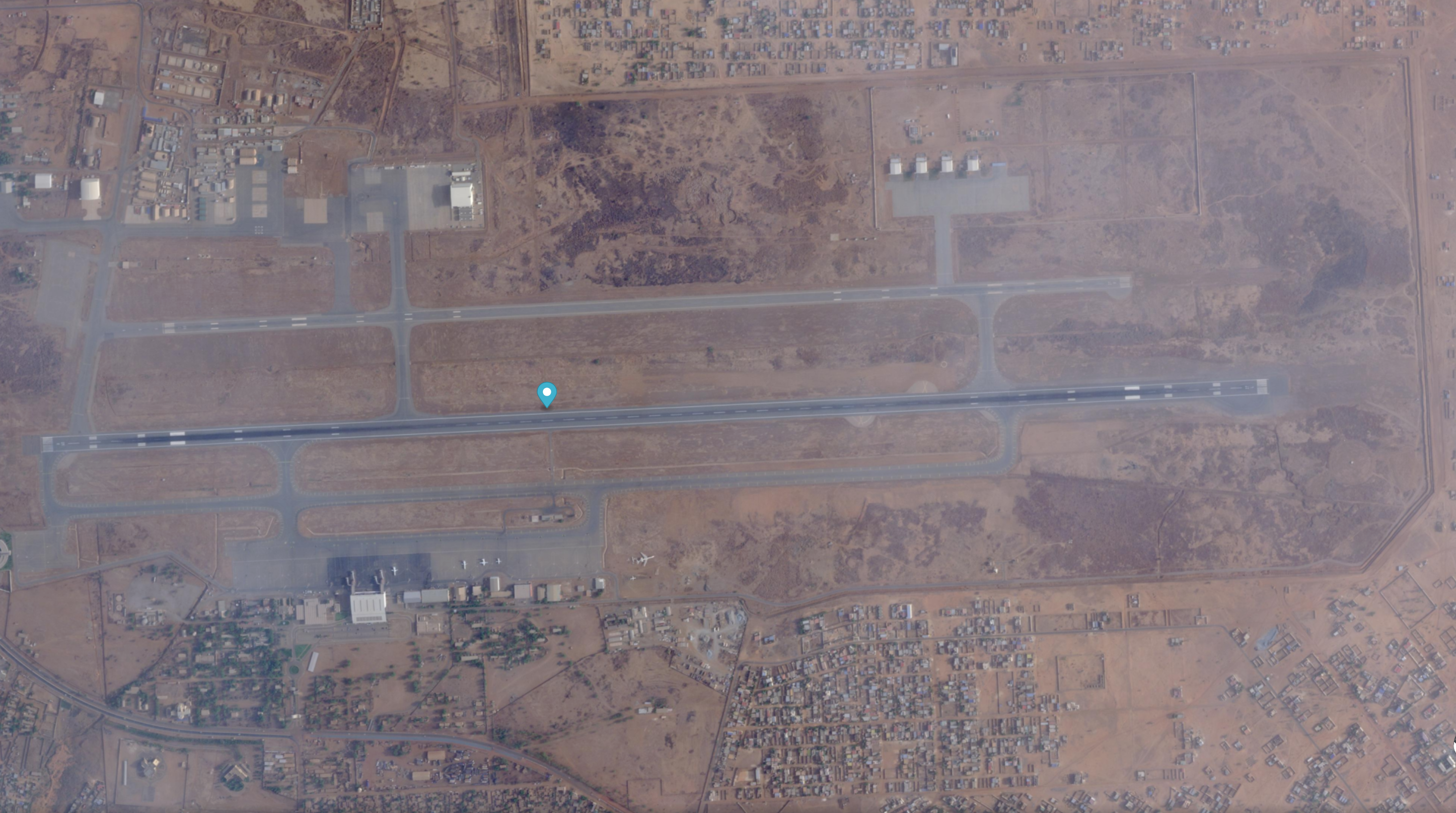 Niamey, area aeroportuale — situazione recente