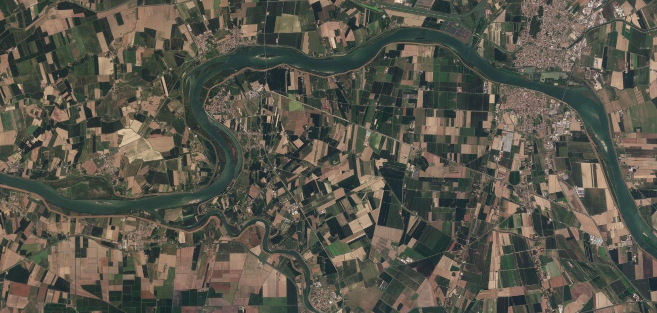 Delta del Po, dettaglio, 14 agosto 2025